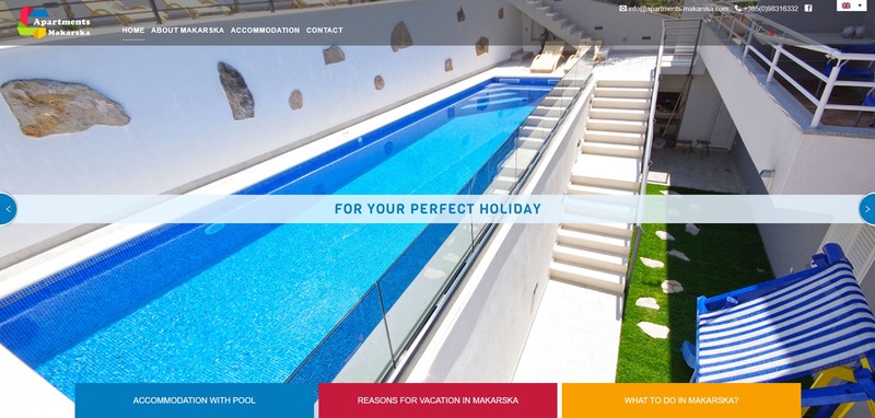 Apartments Makarska - izrada web stranice za najam apartmana